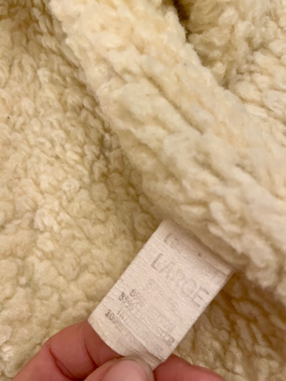 VTG‎ BIG SMITH Men’s Blue Denim Sherpa-Lined Vest - Picture 7 of 8